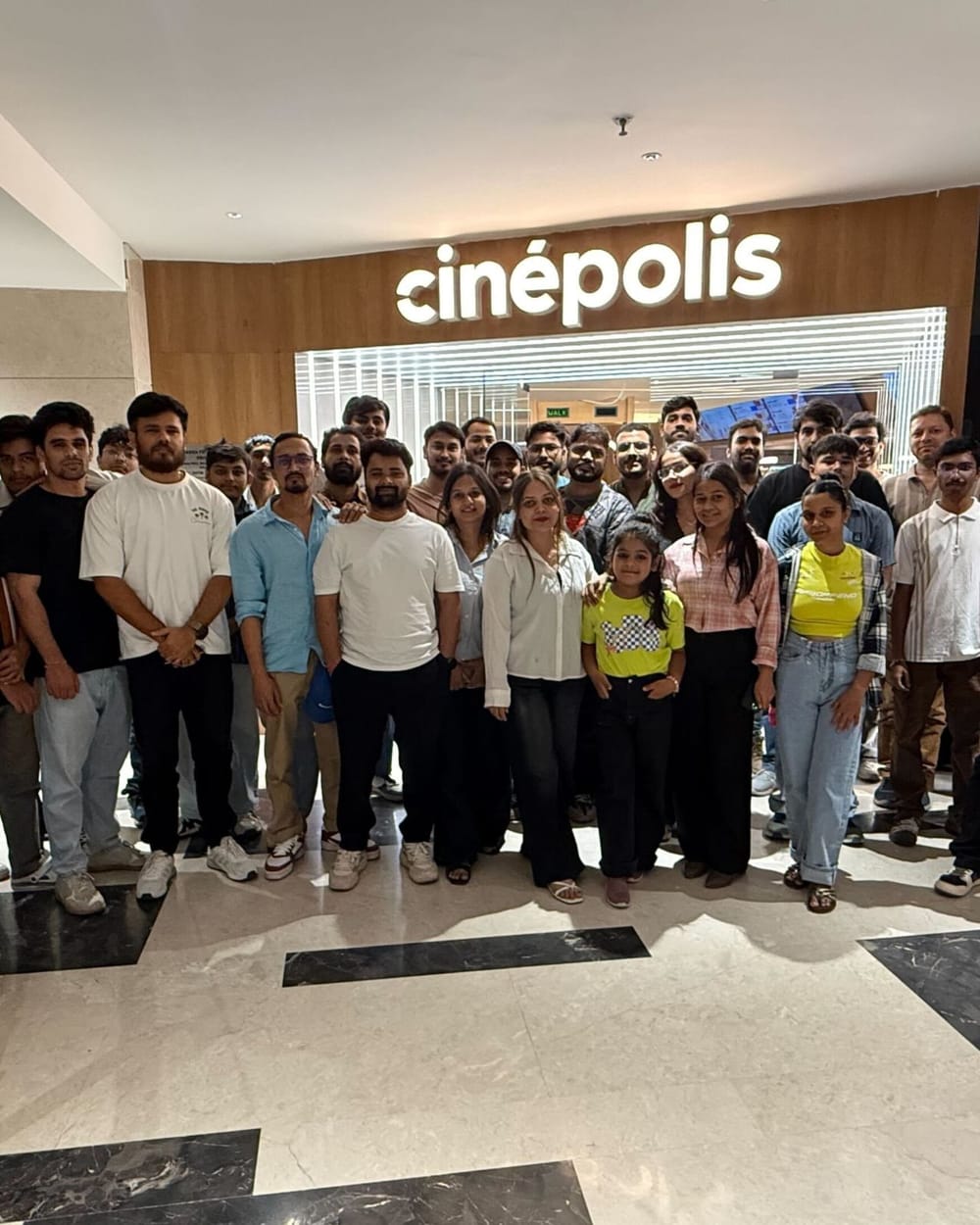 The full Monal Digital team on premiere day